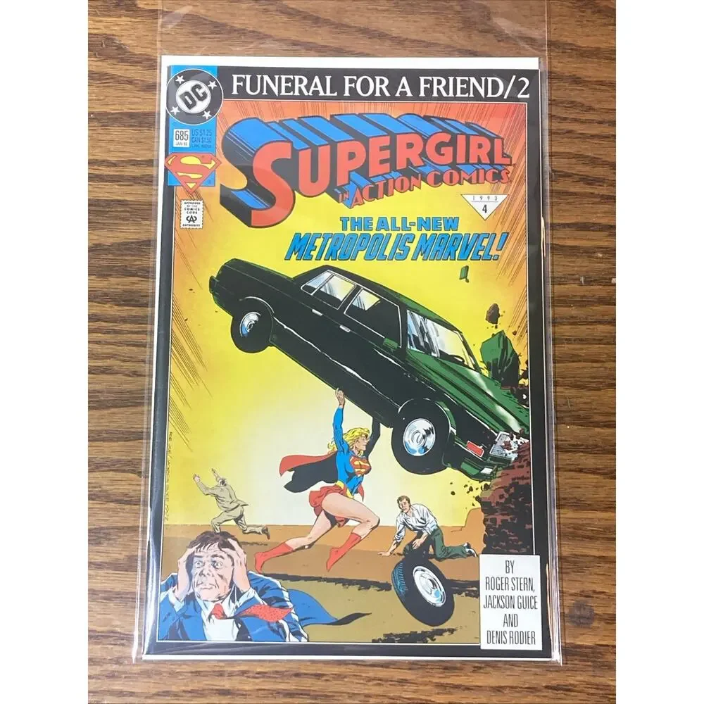 DC Comics - Supergirl In Action Comics #685 - Funeral For A Friend